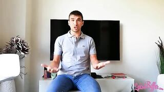 The guy licks pussy of the HR manager to get a job