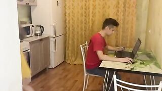 The computer broke down, so the help of a friend was needed, and more