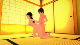 Hinata Hyuga is too shy to get intimate with her classmate
