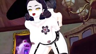 Tall vampire Lady Dimitrescu fucked doggystyle in Resident Evil Village