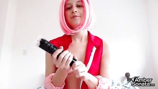 Sakura explains how to masturbate like a pro, straight from the streets of Naruto