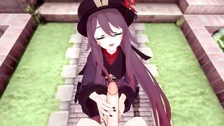 Hu Tao's passionate sex in Genshin Impact POV style