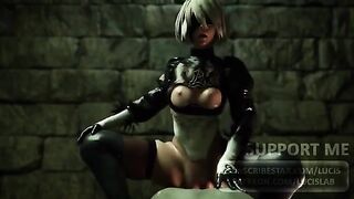 The best 2B sex scenes from Nier Automata in sound and video format