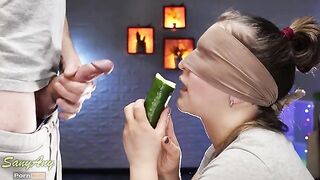 The taste game was played, but the blindfold did not work, SanyAny
