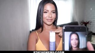 Naughty MILF Rose Monroe lets her stepson capture her in steamy shots for OnlyFans