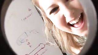 The beautiful woman Sunny Lane skillfully performs oral sex, showcasing her expertise