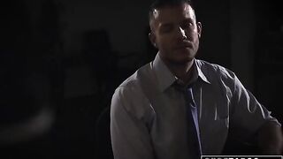 Shady reporter fucked Evelyn Claire in the office