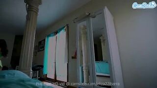 Skinny Latina chick Eliza Ibarra banged hard in chair