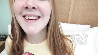 Redhead teen with freckles and red pubic hair gets fucked hard