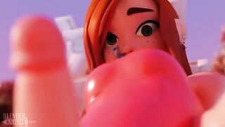 Wendy Corduroy 3D sound Gravity Falls hentai animation