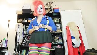 Clown girl has an April Fool's creampie surprise