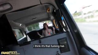 A hot Spanish lesson with a sex teacher in a fake taxi scene