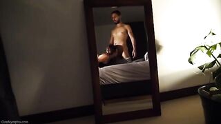 A surprise wet blowjob with a beautiful girl and cum on her tits
