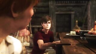 Harry Potter meets Ginni, the hot sister, in a steamy 3D encounter