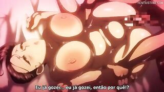 Hentai anime Jashin Shoukan Inran Kyonyuu Oyako Ikenie Gishiki Episode 2 in xxx quality
