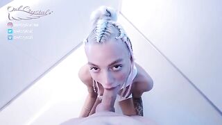 Cosplay sex with a cute, petite girl in space suits OwlCrystal