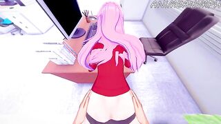 Shikimori Micchon gets her pussy railed in an intense scene