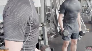A cheating accident with the personal trainer resulted in a creampie, and it was incredible
