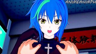 High School DxD Xenovia Quarta gets fucked and comes inside