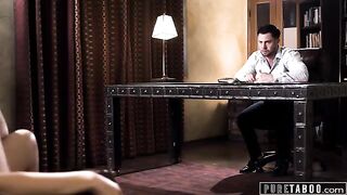 Sex Addict Charlotte Sins Convincing Her Sex Therapist to Relapse in Intense Session