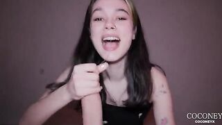 I love cum in mouth ♡. You should see how the beautiful girl swallows it all