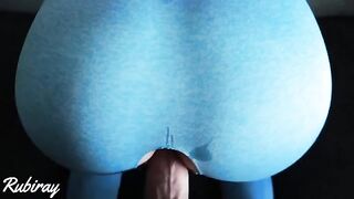 Guy fucked tight pussy of his girlfriend in yoga pants