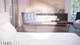 A sexy girl is having a special sex massage session today