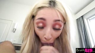 Step sister loves having dick-shaped toys in her mouth, it’s her thing