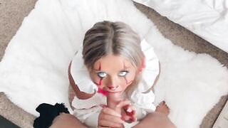 Littlebuffbabe is a crazy bitch that sucks cock like a pro