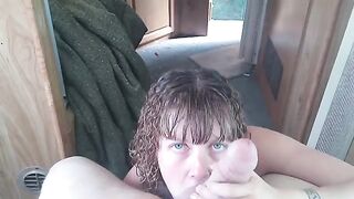 Girl shows how much she loves to suck cock in this hot POV video
