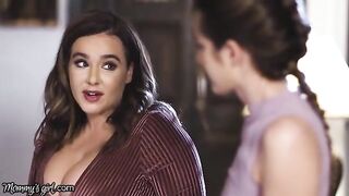 Natasha Nice, with her iconic big natural tits, got caught in a compromising stepdaughter situation