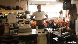 Mickey Mod and pregnant Maxine Holloway enjoy a public romp