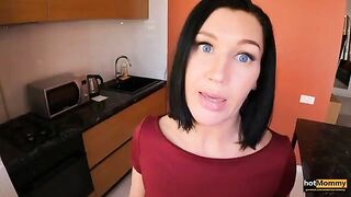 A step mom was found in a handcuffed situation by her step son