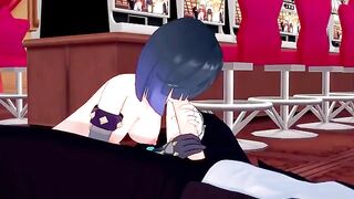 Genshin Impact Yelan gets fucked in doggy style