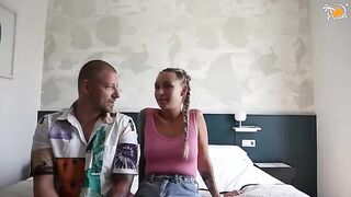 The first meeting of Owiaks Couple for fun with dirty talk