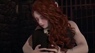 Harry Potter fucked his tutor Hermione Granger on the third floor