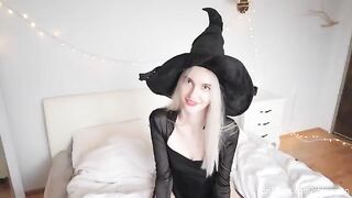 I came inside a naughty witch on Halloween, a festive encounter
