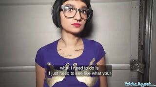 Candy Scott gets her pussy filled with cum in public