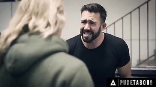 Homeless teen sexx sexxx stalks family man for cock and pussy action
