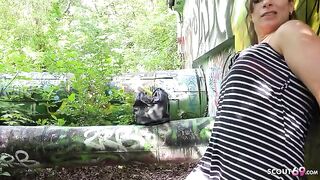 German mature gets fucked by Turkish stud in rough session