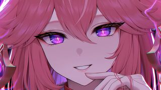 Yae Miko's 5-minute climax guarantee with foot fetish twist