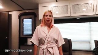 The student found a teacher stripping and he fucked her hard