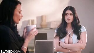 The teacher is replaced by a hot girl in the classroom to give lessons