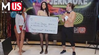 Brunette beauty Eliza Ibarra rides Jay Romero’s big cock