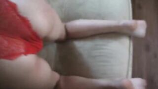 I really love being spanked! I get excited right away - the best pussy spanking