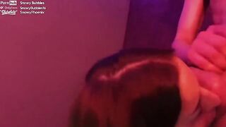 Her face got destroyed in a hardcore throat fuck session