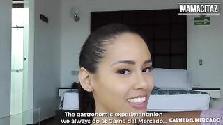 Brunette beauty shakes big booty on a huge cock in HD