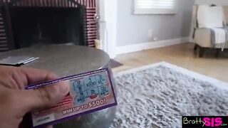 The stepbrother wants his stepsister to do a blowjob for him