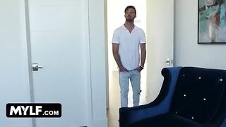 The lucky guy experienced the best blowjob of his life with busty Alix Lynx