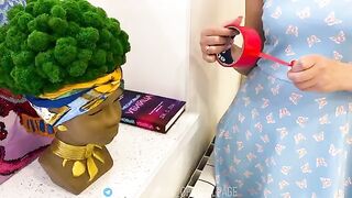 A stepson without brains fucks his stepmother without a condom